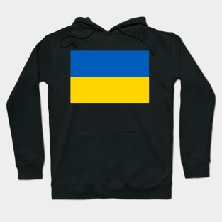 Flag of Ukraine (black background) Hoodie